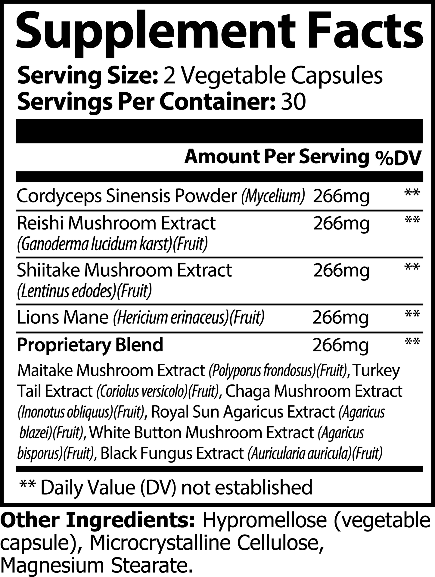 Myco Matrix - Mushroom Complex 10X