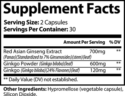 Ginseng + Ginkgo Biloba